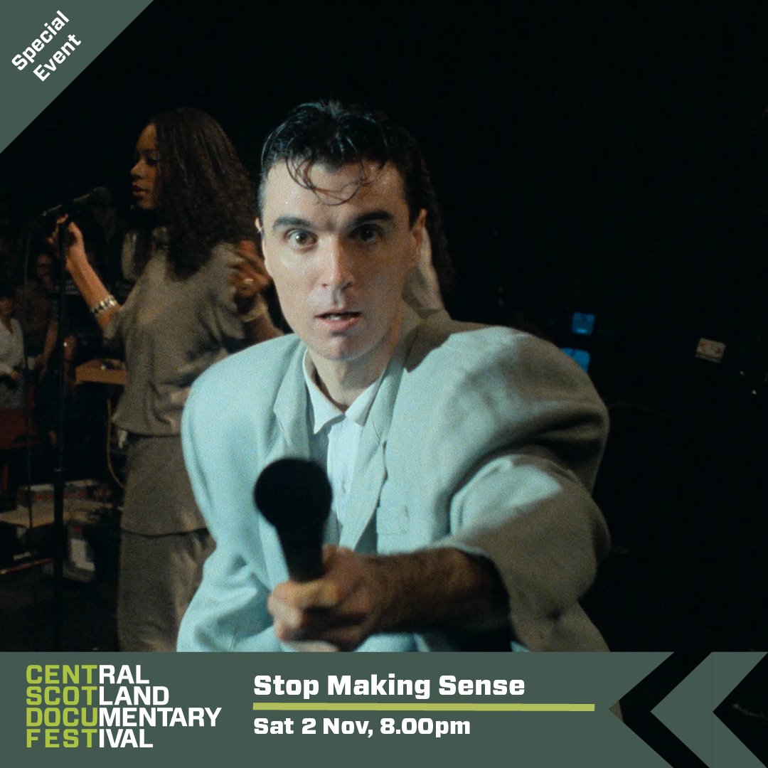 Dance and sing along at the ultimate concert film event. Experience this thrilling screening in a dazzling 40th-anniversary restoration with a standing audience &amp; a dazzling light show.

🎥Stop Making Sense
📆Sat 2 Nov, 8.00 pm
🎟Tickets [from £4.50] via: bit.ly/3B334GJ