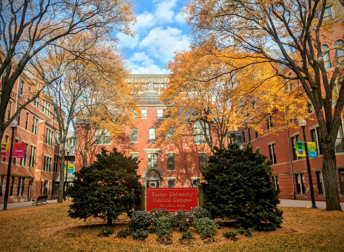 Fall <a href="/BUMedicine/">Boston U Chobanian & Avedisian School of Medicine</a> 😍