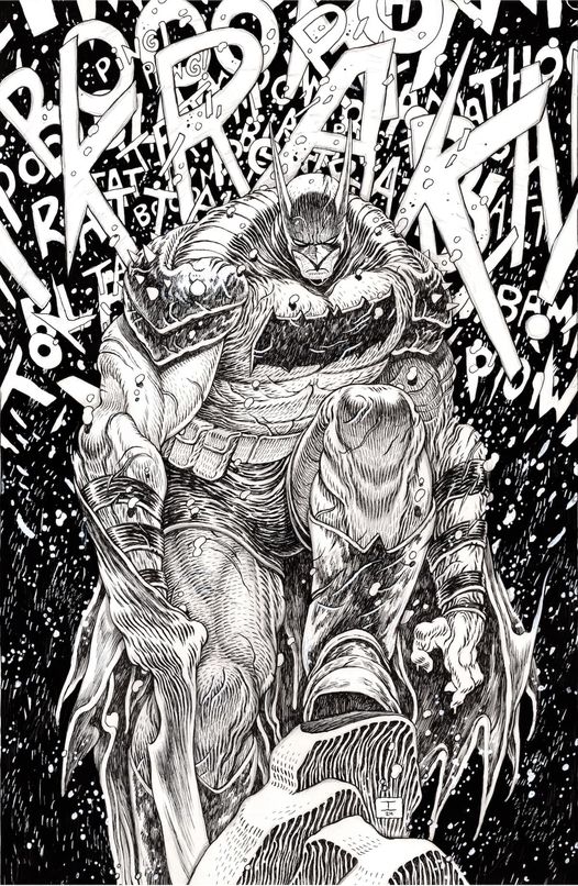 MakeMyComicRare's tweet photo. #ABSOLUTEBATMAN #1 original art cover by #IANBERTRAM https://t.co/mPrVIaR9q3