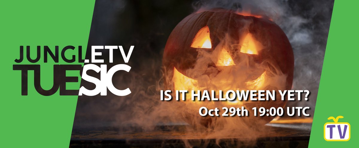 Quiet hole where Tunesday used to be? You're not the only one! We've had a community member reach out about hosting a legally-distinct event...

🎶Fill that silent void with TUESIC!🎶

Is It Halloween Yet?
29.10 at 19:00 UTC

(New) Full Rules: jungletv.live/documents/Tues…