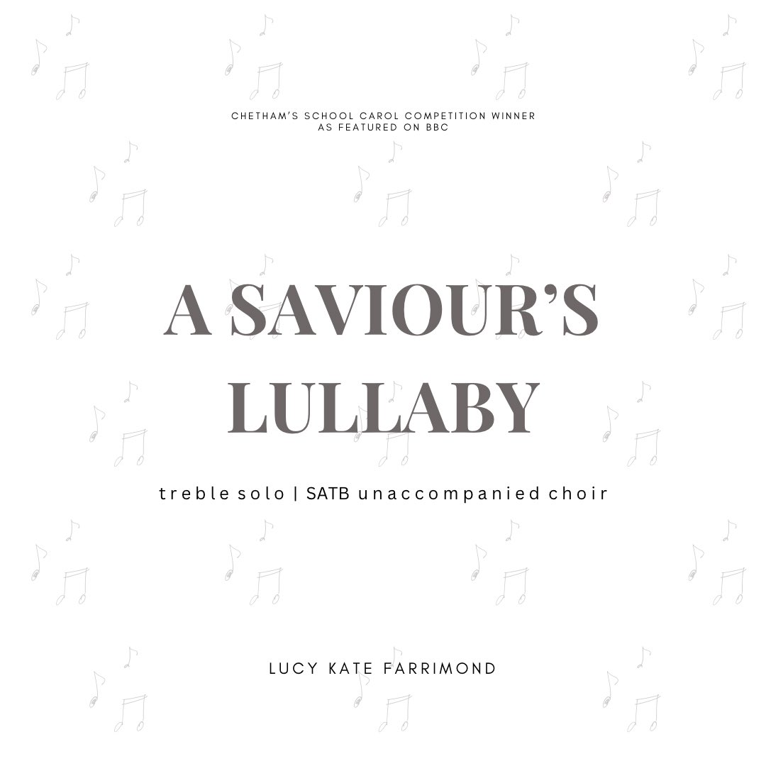 FarrimondL's tweet photo. Composition update! ✨✍🏻👀

Full details of my compositional catalogue can be found at: https://t.co/Gfs5F6b07l

AND sheet music for my prize winning carol ‘A Saviour’s Lullaby’ is now available to purchase. Choirs, get yours in time for the festive season!! 🎄✨ ((link in bio)) https://t.co/MwrK544p3d