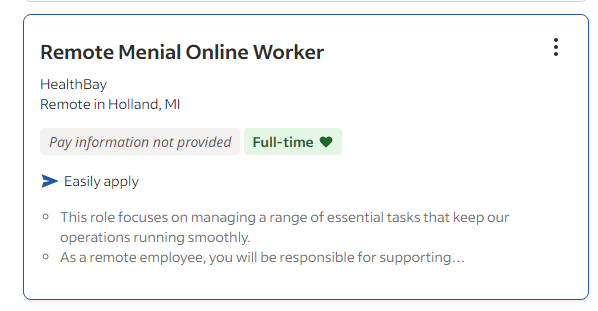 I have found the purest form of Job
