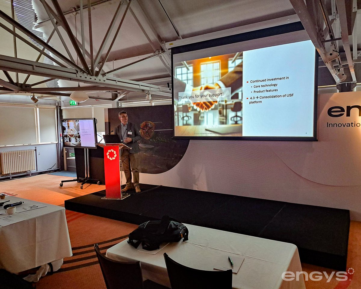 engys_cae's tweet photo. The ENGYS User Group Meeting 2024 gathered CFD experts at Brooklands Museum in the UK for three days of insightful presentations, knowledge sharing, and hands-on workshops. A big thank you to all attendees, speakers, and partners for making this year's event a success! #ENGYS https://t.co/sGTTjdbVNL