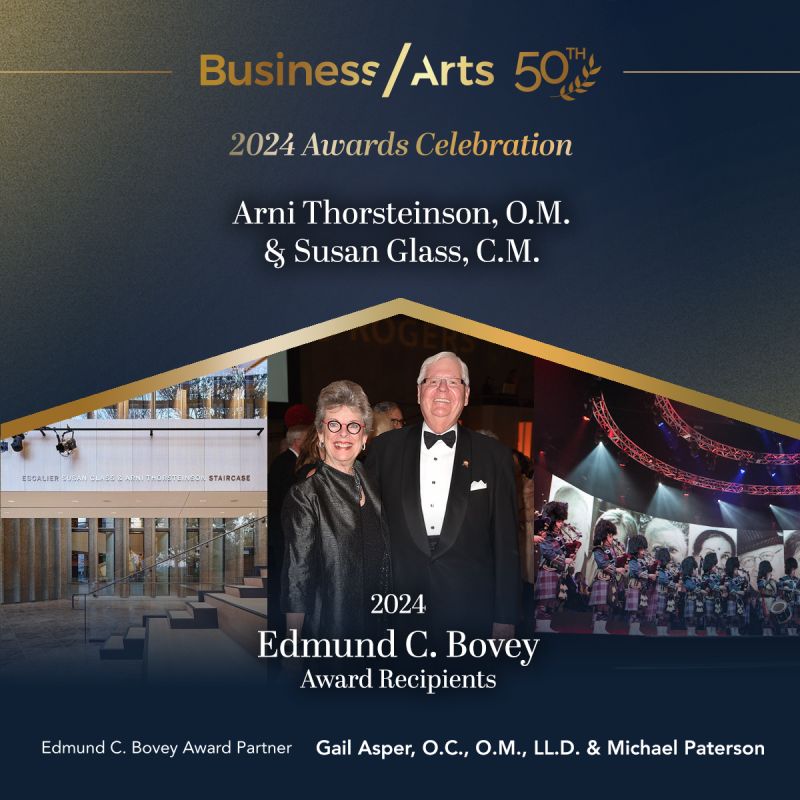 BusinessftArts's tweet photo. Congratulations to Arni Thorsteinson, O.M. & Susan Glass, C.M., 2024 Edmund C. Bovey Award Recipients! #BAawards2024๐๐
Through their generosity, advocacy, and community support, they exemplify outstanding leadership in arts philanthropy.
๐ https://t.co/jdGVckoDdD https://t.co/KxwROqKW3B