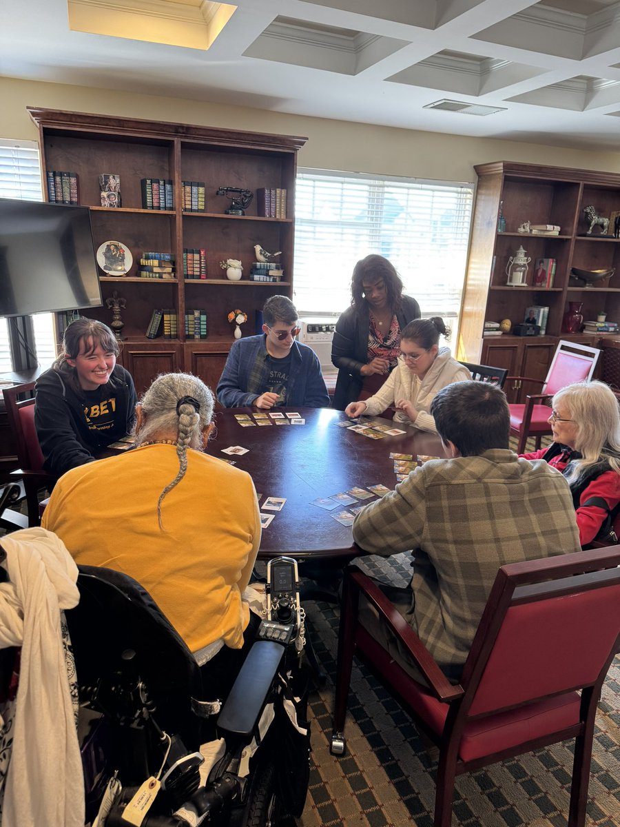 The COLA BETA Club went to a local retirement community last Friday to play games with residents 😊.