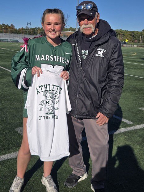 Congrats Courtney &amp; Aubrey on winning Athlete of the Week! 🏑
Courtney:
“Was nominated by her teammates for showing amazing dedication and grit! Courtney is a leader on and off the turf!”
Aubrey:
“Had three shut outs last week and went 2-0-1. A leader on and off the turf”
