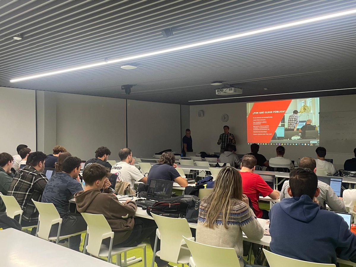 INYCOM (@inycom) on Twitter photo ☁️𝗦𝗵𝗼𝘄𝗿𝗼𝗼𝗺 𝗝𝗼𝘂𝗿𝗻𝗲𝘆 𝘁𝗼 𝗖𝗹𝗼𝘂𝗱 en <a href="/_usj_/">Universidad San Jorge</a>
Acercamos conocimiento a los alumnos del último curso de Ingeniería Informática y del Doble Grado de Informática y Videojuegos. Fomentamos su inmersión en el mundo laboral con el conocimiento de nuestros expertos🔛📚 ☁️𝗦𝗵𝗼𝘄𝗿𝗼𝗼𝗺 𝗝𝗼𝘂𝗿𝗻𝗲𝘆 𝘁𝗼 𝗖𝗹𝗼𝘂𝗱 en <a href="/_usj_/">Universidad San Jorge</a>
Acercamos conocimiento a los alumnos del último curso de Ingeniería Informática y del Doble Grado de Informática y Videojuegos. Fomentamos su inmersión en el mundo laboral con el conocimiento de nuestros expertos🔛📚