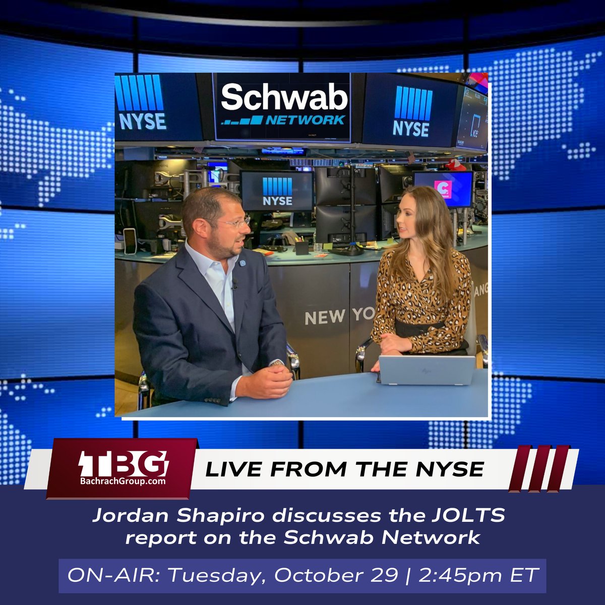 Curious about the future of the job market? Join TBG's Senior Managing Director, Jordan Shapiro, live from the Schwab Network today at 2:45 PM EST for a deep dive into the latest JOLTS report.

Stream live from anywhere at schwabnetwork.com!

#JOLTS #jobmarket #NYSE #TBG50