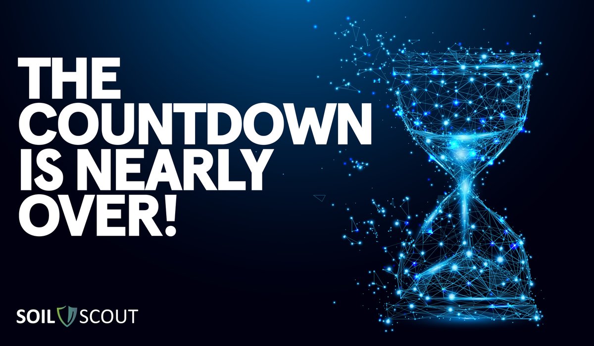 ⚡ The countdown is nearly over! Our big announcement is just 1 day away. You’ve still got time to sign up, so make sure you don’t miss the news..

⏰ Don’t miss out: app.livestorm.co/soil-scout/soi…

#SoilScout #Webinar #NewProductLaunch
