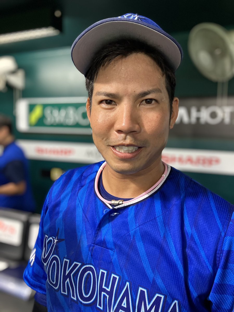 ydb_yokohama's tweet photo. 先制のホームイン＆ダイビングキャッチ＆勝ち越しアーチ！🔥

#桑原将志 選手
#残暑継続注意報
#試合後フォト
#みずほPayPayドーム福岡
#SMBC日本シリーズ
#baystars https://t.co/fnjDfaaFwM