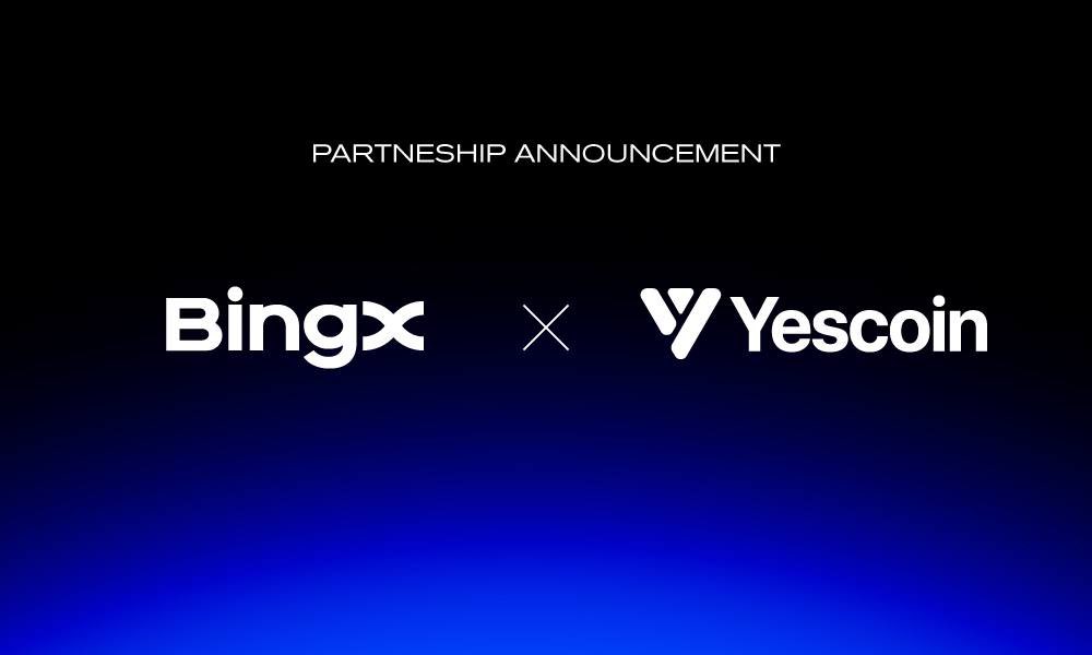 the_yescoin's tweet image. Strategic Partnership Announcement 📣 

We are excited to announce our strategic partnership with @BingXOfficial , the first exchange to be featured in the Exchanges✨ section of Yescoin. 

Complete all the tasks related to BINGX and earn up to 800,000 Yescoin.