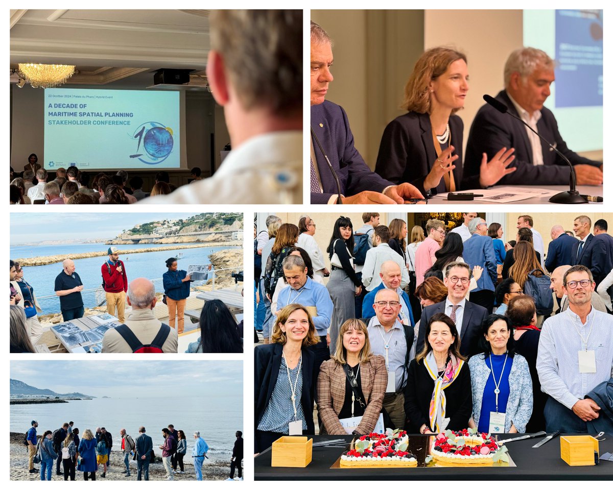 cinea_eu's tweet photo. 💡The #EU Maritime Spatial Planning (MSP) Week was full of insights for the whole community, but also for us!

#EMFAF programme has been supporting Member States with👇
📣€ 32 million for EU projects
🧩creation of @EU_MSP_Platform

A decade of MSP also celebrates #10yearsEMFaF🥳 https://t.co/c4SwGECsh6