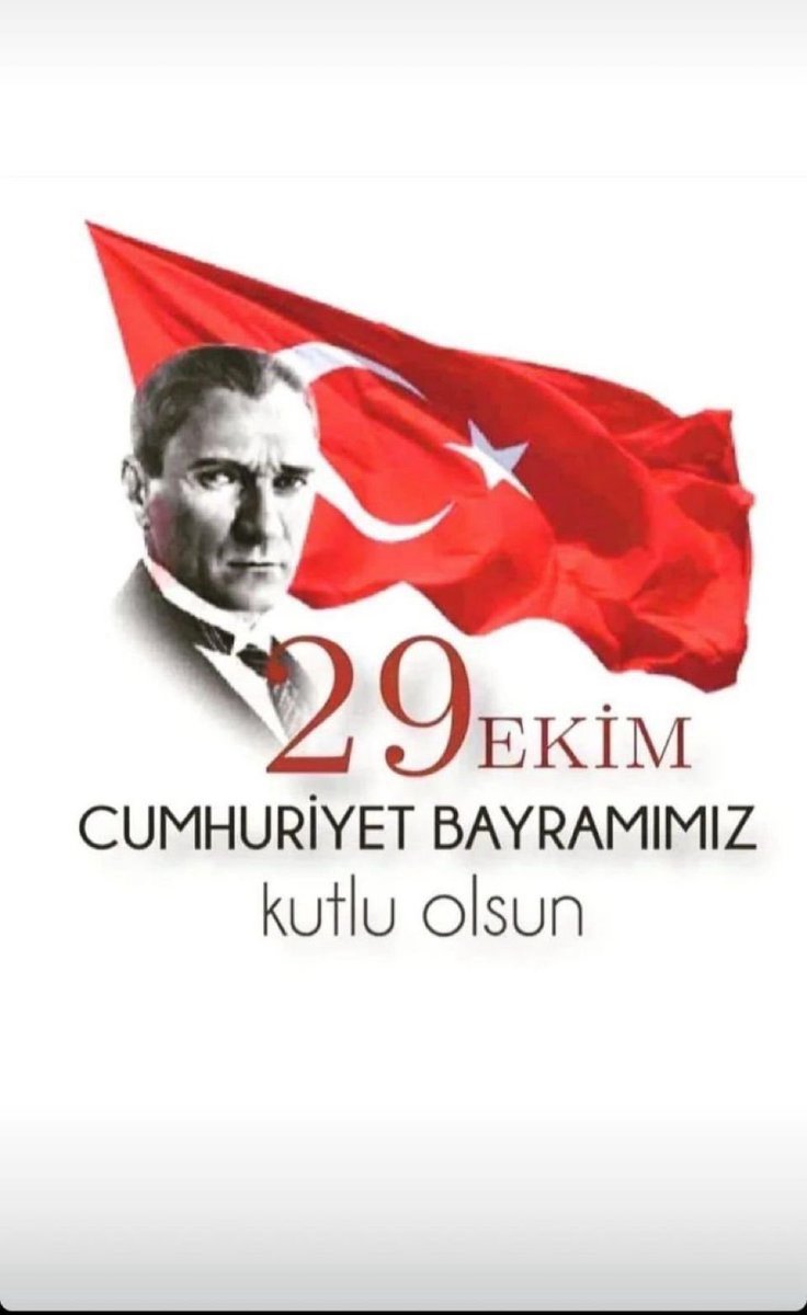 Cumhuriyetimizin 101. kuruluş yıldönümü kutlu olsun! Cumhuriyetimizin kurucusu Ulu Önder Mustafa Kemal Atatürk ve tüm kahramanlarımızı saygı ve minnetle anıyoruz.🇹🇷🇹🇷