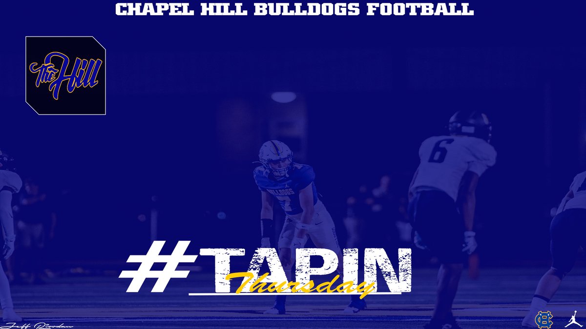 ChapelHillFB's tweet photo. #TapInThursday. It’s the Day Before! Tap in & sharpen up. #WeGotDogs #ChapelHillVsHenderson #Be2egend4ry https://t.co/G30drBxsTN