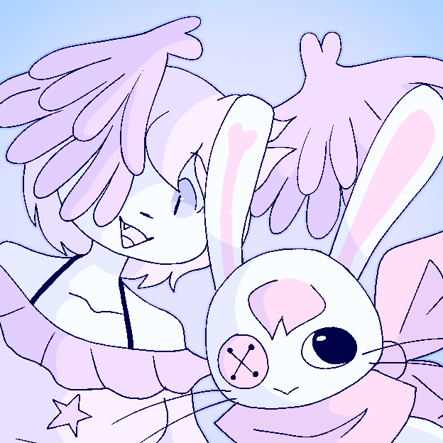TheDorkizoid's tweet photo. Binkie and Biscuit icon 🩷 https://t.co/ZzKwqXIrSg