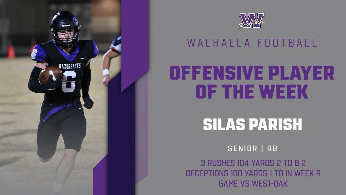 Walhalla Razorback Football tweet media