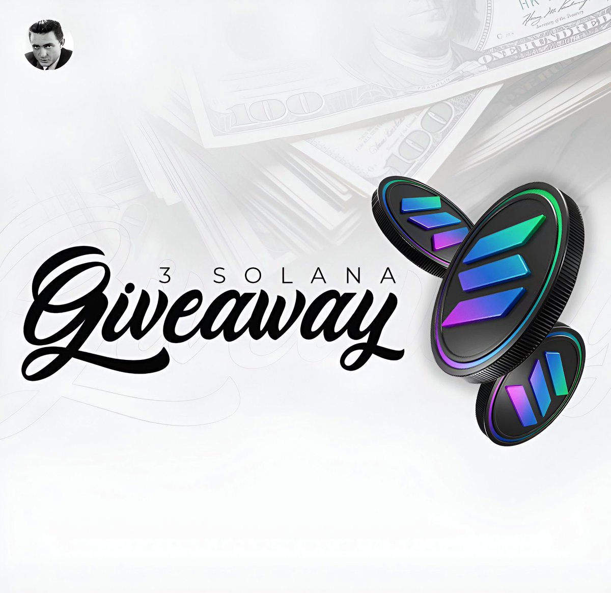 I'm giving away 3 $SOL to a lucky winner

To participate:

- RT and LIKE this post
- Comment this post
- Follow <a href="/SoulzBTC/">CryptoSoulz</a> 

Winner will be announced in 48h