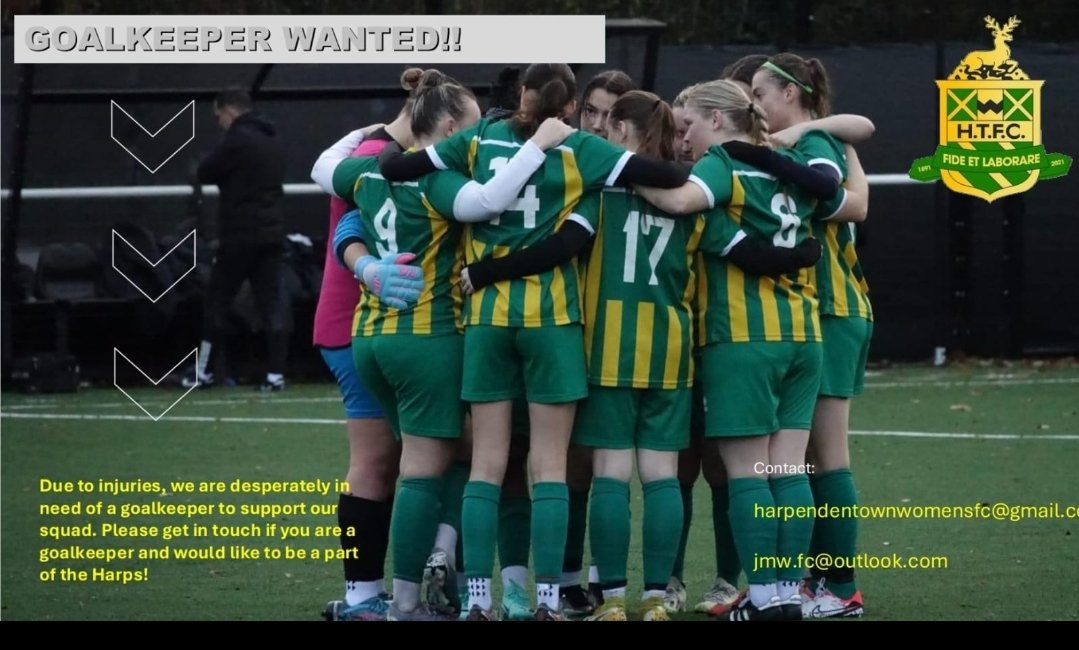 Due to injuries, we are desperately looking for a Goalkeeper to join our squad. DM or contact us on the emails below