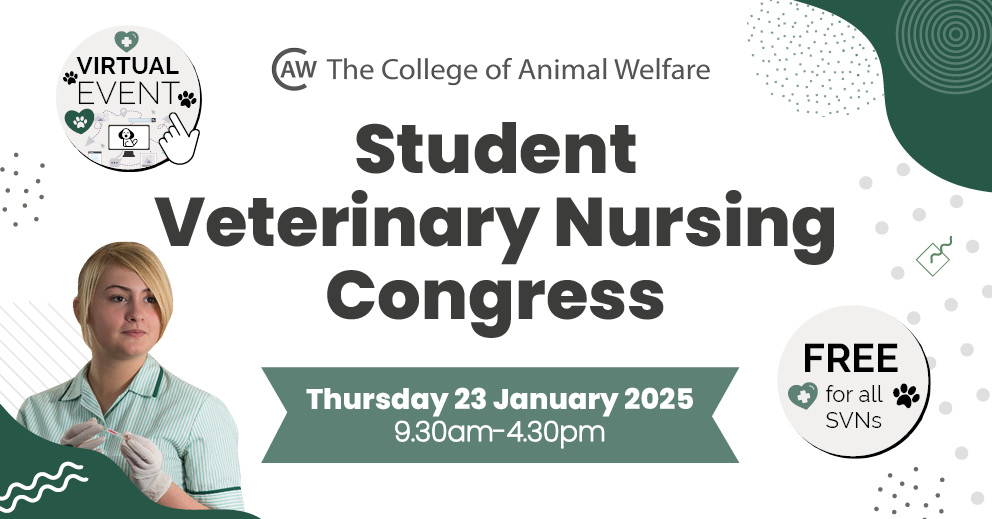 CAWInfo's tweet photo. Have you seen what's on at SVN Congress on 23 January 2025? 👩‍⚕️ Join us to boost your study skills, gain more confidence in your role in practice, revise for exams and gain advice and guidance to progress in your qualification. ✅ Read the agenda at➡️https://t.co/CQWOpnEkG6 https://t.co/cpCWgl0Cvn