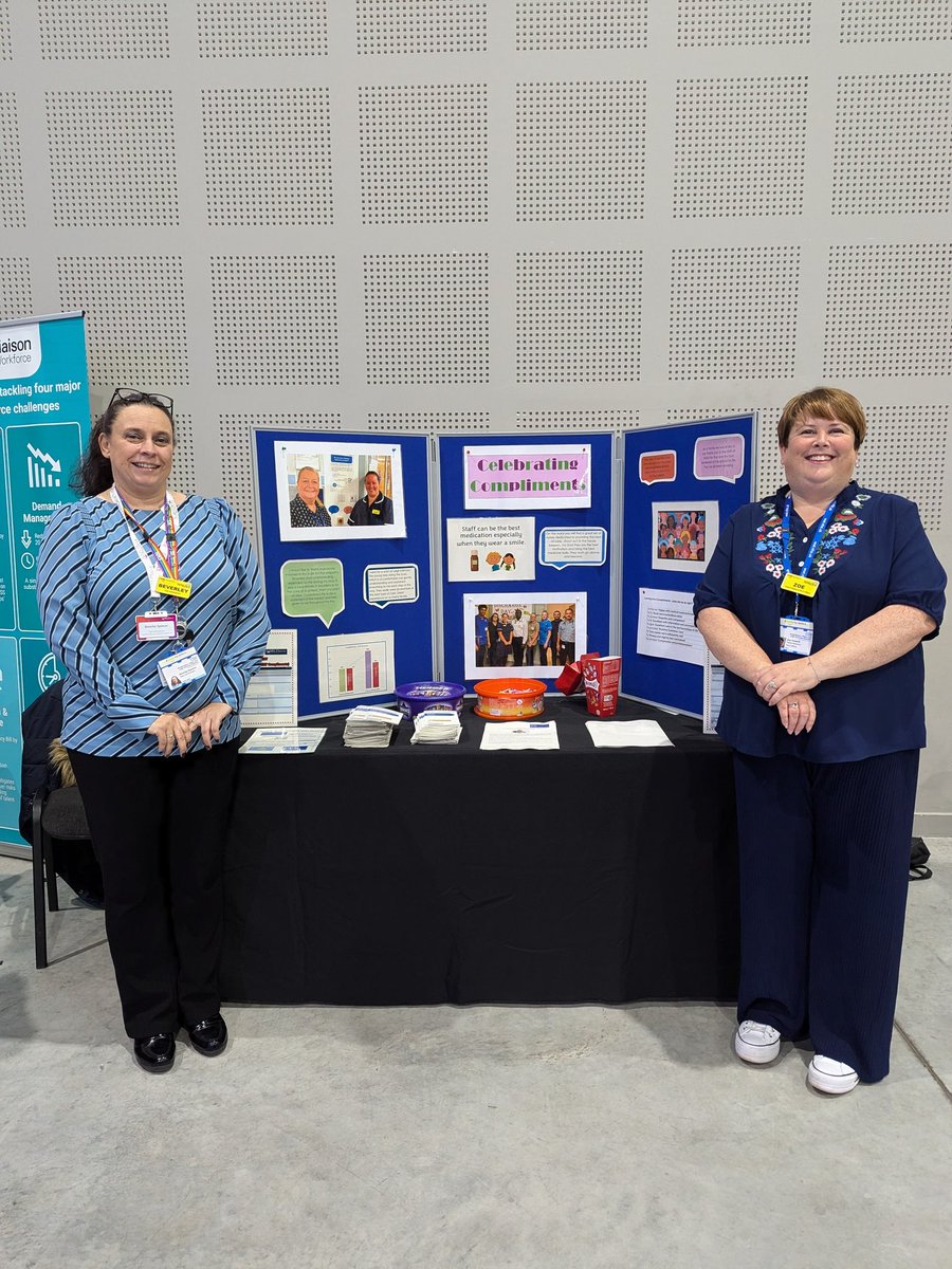 QC_WWL's tweet photo. Beverley and Zoe are here today to showcase the need to learn from compliments as well as complaints!!
#WWLCIConference https://t.co/dODZRyfP44
