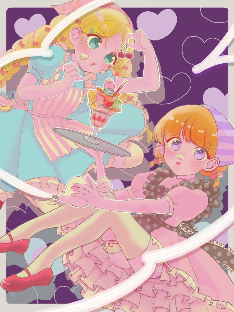 moyuko_3's tweet photo. かなり前のイラストになりますが女の子描くの大好きです。 https://t.co/SDqEtxg9AU