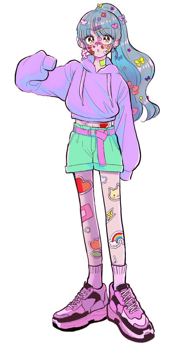 moyuko_3's tweet photo. かなり前のイラストになりますが女の子描くの大好きです。 https://t.co/SDqEtxg9AU