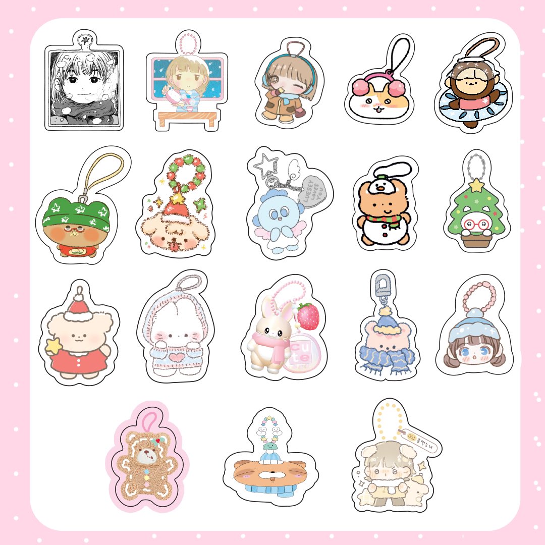 🧸스탬프투어 스티커 스포 2

정말 이제 행사가 얼마 안남았네요! 여러분

뽀일페 하이~라이트 ⭐️
작가님들의 각 해석한 키링 스티커 확대샷입니다!

#뽀일페 #일러스트페어