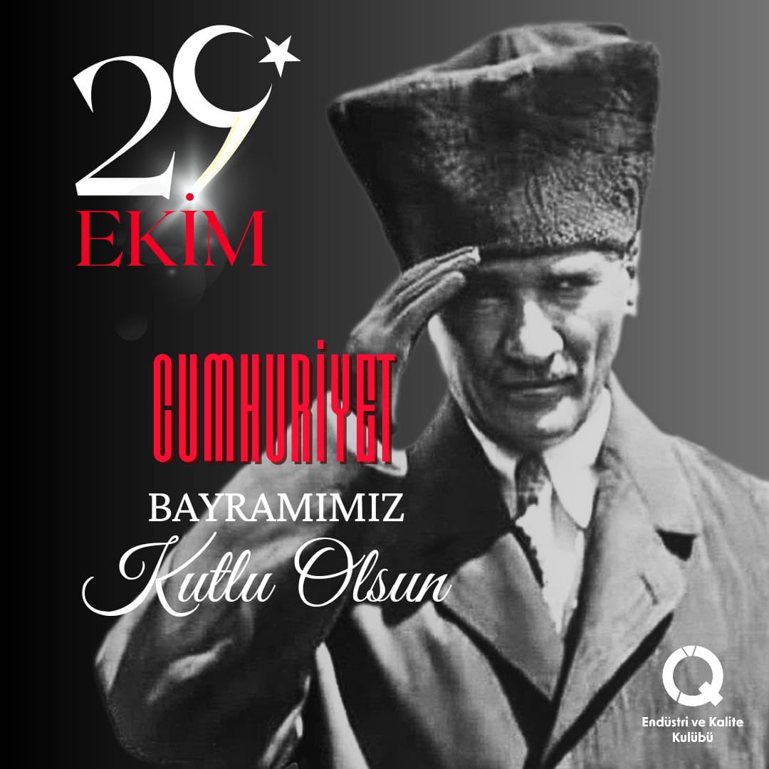Cumhuriyetimizin 101. yılında da “İlelebet Cumhuriyet!” diyor, 29 Ekim Cumhuriyet Bayramımızı büyük bir coşku ve gururla kutluyoruz!🌟

“Parla hilal ve yıldızım
Parla beyaz ve kırmızım” 🇹🇷♥️