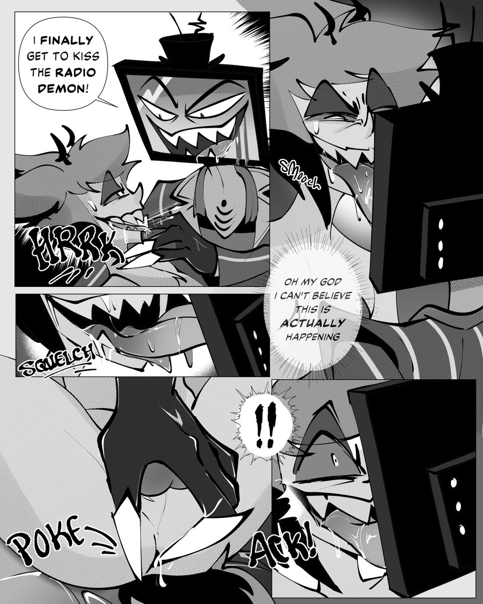 pinksartdump's tweet photo. is this a good time to post...ahhh whatever....Here's pages (17/???) of F*ck or Die....uhhh theres too many things i want them to do all at once 🥲 #radiostatic #voxal https://t.co/MyUITl0FT8