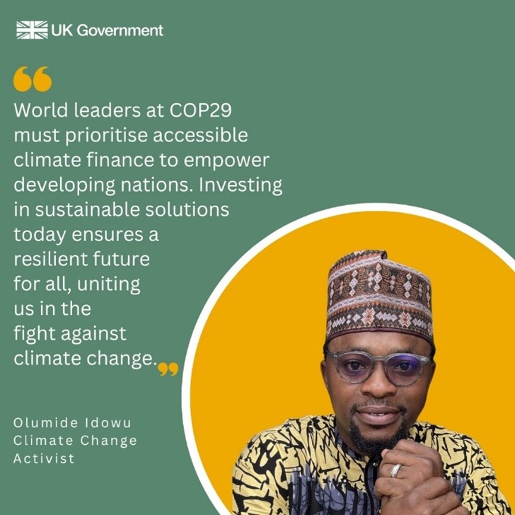 With just days to go until the #EarthshotPrize and #COP29, let's push for innovative solutions that drive resilience and repair our planet 🌍

Together, we can restore what’s been lost 🍃🌳🐋

Check out 🇳🇬 <a href="/OlumideIDOWU/">Mr. Climate</a> inspiring words 👇🏾

#GoFarGoTogether