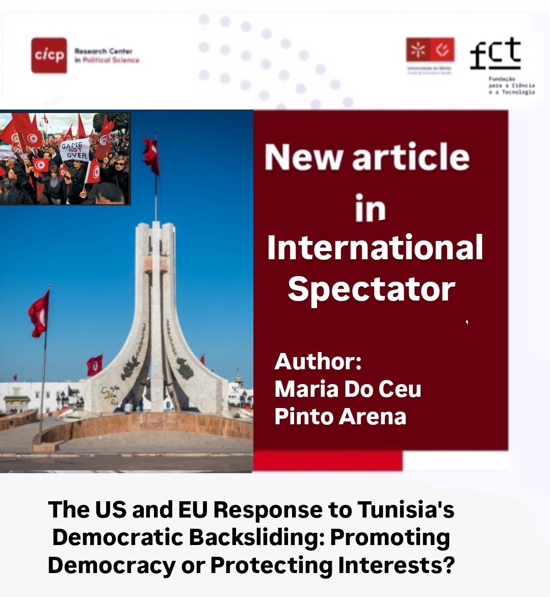 This time the democratic backsliding of #Tunisia is investigated by #CICP researchers. Excited to share the article of Maria do Céu Pinto Arena which has been published by #International_Spectator.