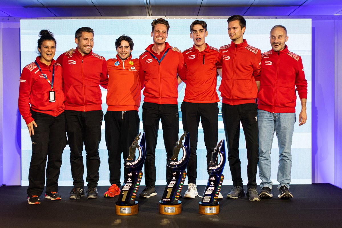 Jameswharton_'s tweet photo. An unforgettable moment to celebrate an incredible season, shared with the team that has supported and guided me over the past three years.
A special shoutout to Nico, the best engineer I could ask for! 🥰
#JW13 #prema #premateam #freca #formularegional #awards https://t.co/KWes8IeCat