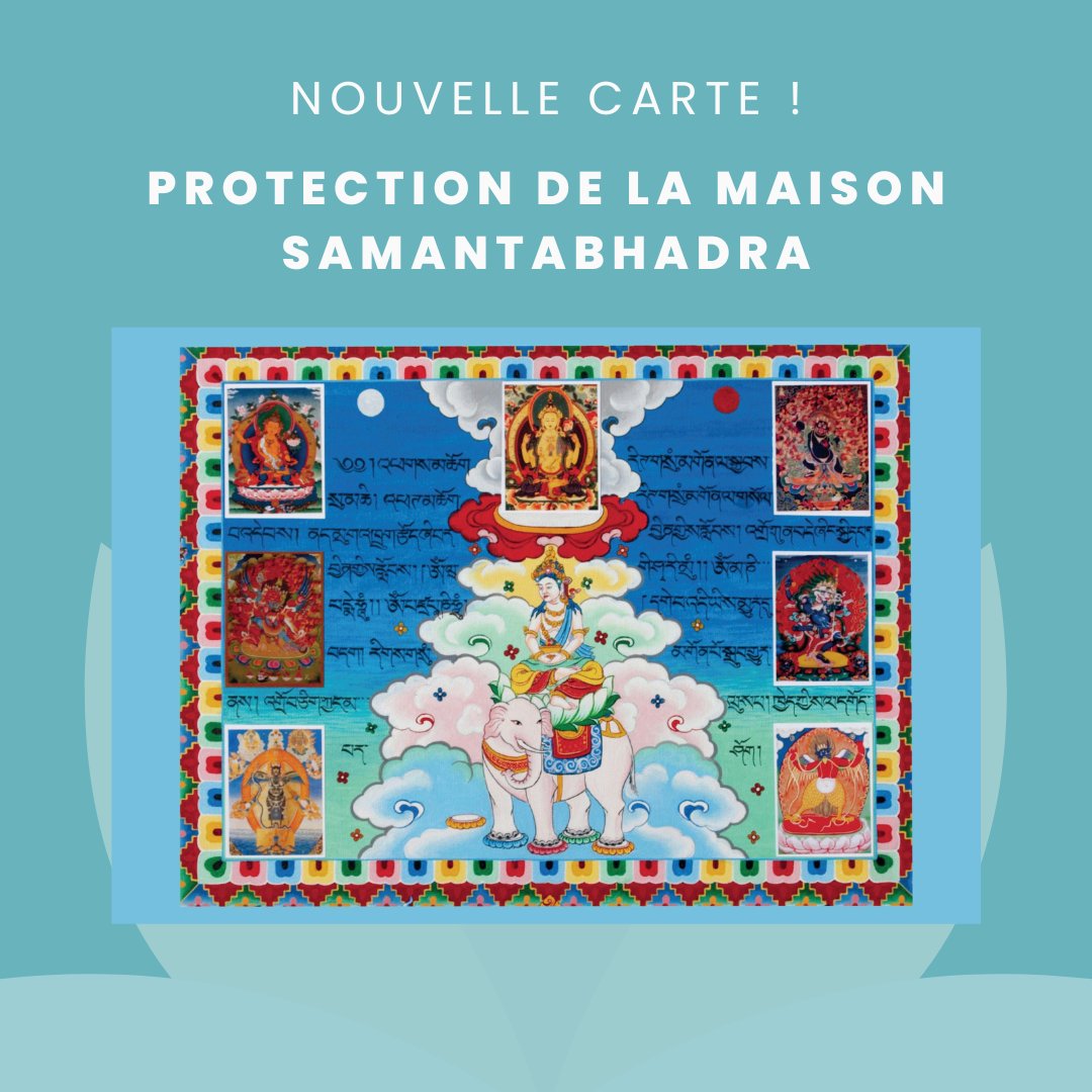 TraductionFPMT's tweet photo. Carte de protection de la maison – Samantabhadra

https://t.co/ObWHaRhI2Z

#cartes #protection #dharma #bouddhisme #bouddha #lamazoparinpoche #mahayana #editionsmahayana #bouddhiste #méditation #pleineconscience #bouddhismetibétain #livrebouddhisme #sangha #bodhisattva #sagesse https://t.co/pWwRa2WCe3