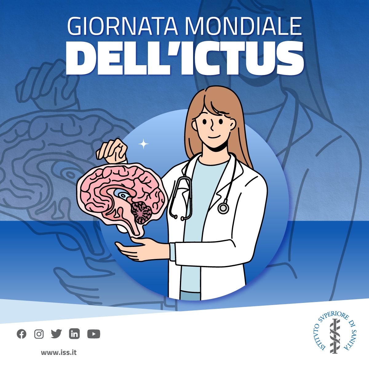 istsupsan's tweet photo. 🌍 #Oggi #29ottobre è la #giornatamondiale dell’ #ictus, una #malattia grave causata dall'interruzione del flusso di sangue. Con #alimentazione corretta, povera di grassi di origine animale🏃🏻regolare #attivitàfisica e #zeroalcol e #fumo si può #Prevenire
🔎https://t.co/sSUEvmTHBQ https://t.co/ZQRWMPgAQV