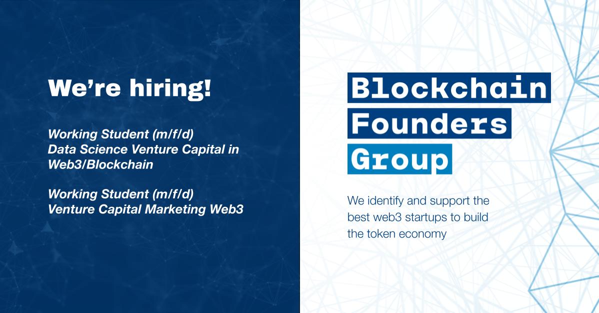 BFG Blockchain Founders Group (@bcfounders) on Twitter photo ๐ We're hiring working students! ๐
๐ Data Analyst: Analyze on-chain data and optimize blockchain applications. ๐ Apply here: blockchain-founders.io/news/working-sโฆ
๐ก Marketing Specialist: Lead campaigns and grow our Web3 community. ๐ฃ Apply here: blockchain-founders.io/news/working-sโฆ ๐ We're hiring working students! ๐
๐ Data Analyst: Analyze on-chain data and optimize blockchain applications. ๐ Apply here: blockchain-founders.io/news/working-sโฆ
๐ก Marketing Specialist: Lead campaigns and grow our Web3 community. ๐ฃ Apply here: blockchain-founders.io/news/working-sโฆ