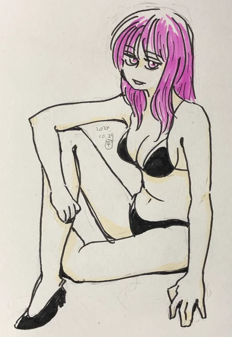 落書き ビキニ 