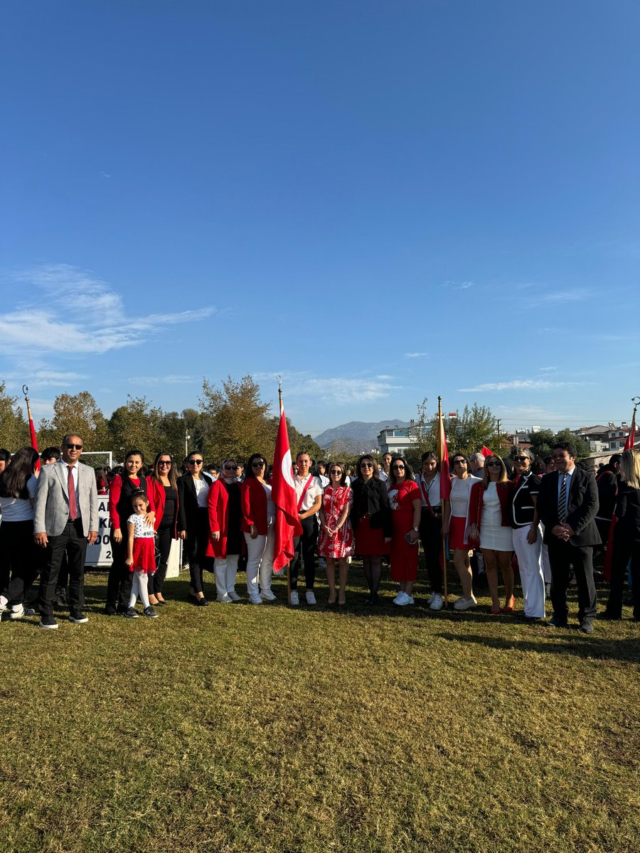 AdileMtal's tweet photo. 29 Ekim Cumhuriyet Bayramımızın 101. Yıl Dönümü Kutlu olsun. 🇹🇷🇹🇷🇹🇷 @tcmeb @emrecay55 @mugla_mem @TanerSen_Dlmn @DlmMem https://t.co/F49IrNVcaa