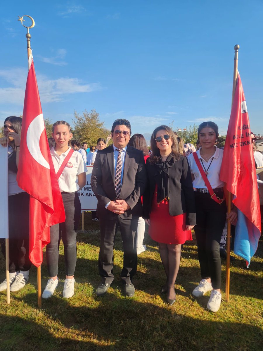 AdileMtal's tweet photo. 29 Ekim Cumhuriyet Bayramımızın 101. Yıl Dönümü Kutlu olsun. 🇹🇷🇹🇷🇹🇷 @tcmeb @emrecay55 @mugla_mem @TanerSen_Dlmn @DlmMem https://t.co/F49IrNVcaa