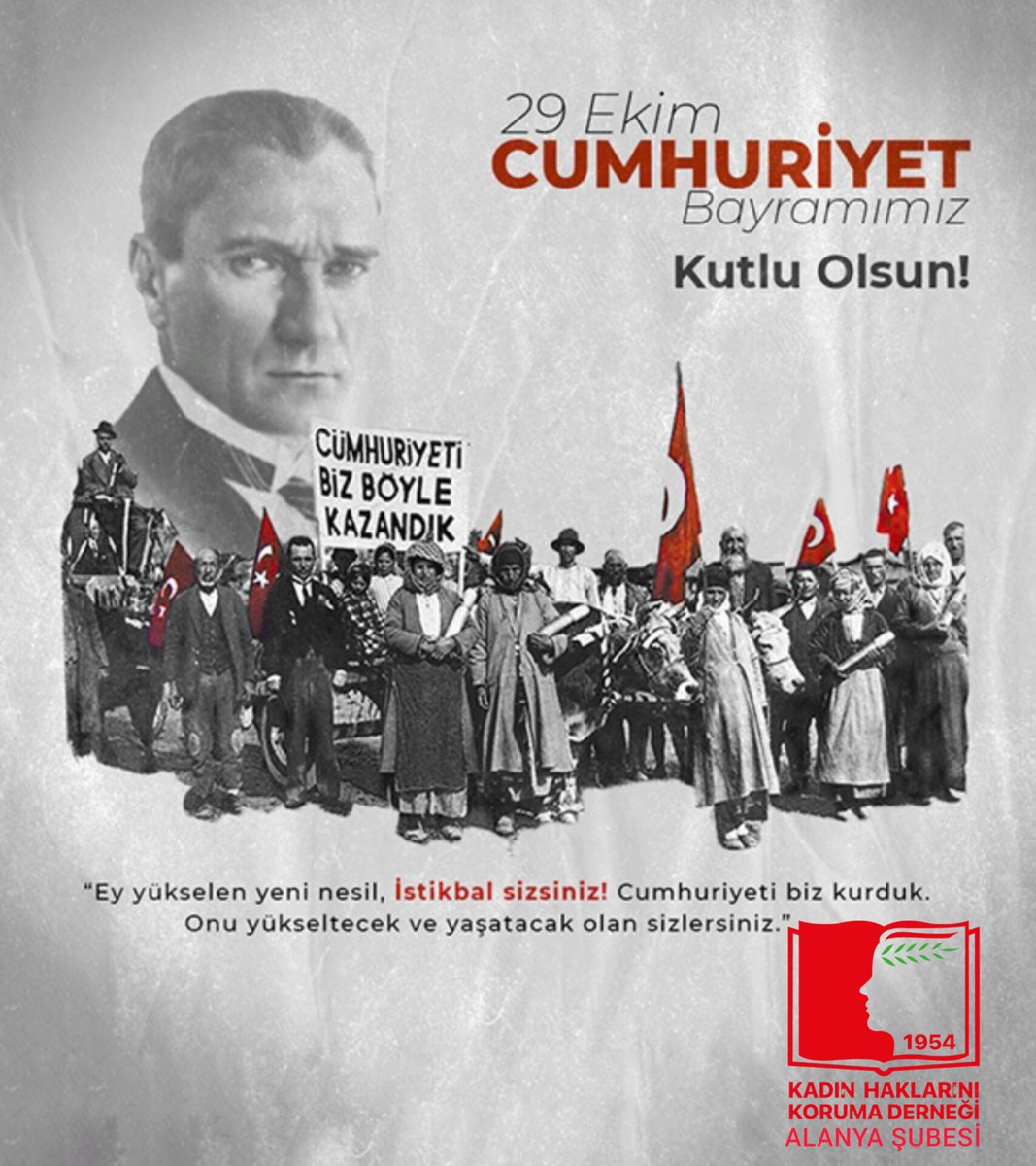 İlelebet C U M H U R İ Y E T

Cumhuriyetimizin kuruluşunun 101. Yılında da Ata'mızın izindeyiz. 29 Ekim Cumhuriyet Bayramı'mız kutlu olsun..
