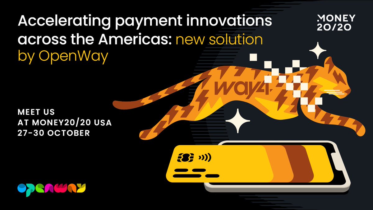 Are you a payments player in North and Latin America, interested in quick launch of real-time payments, GenAI-driven personalization, BNPL, embedded finance, and CBDC cards? Check #OpenWay's new solution or meet us NOW at Money20/20 USA bit.ly/3YKAVhm
