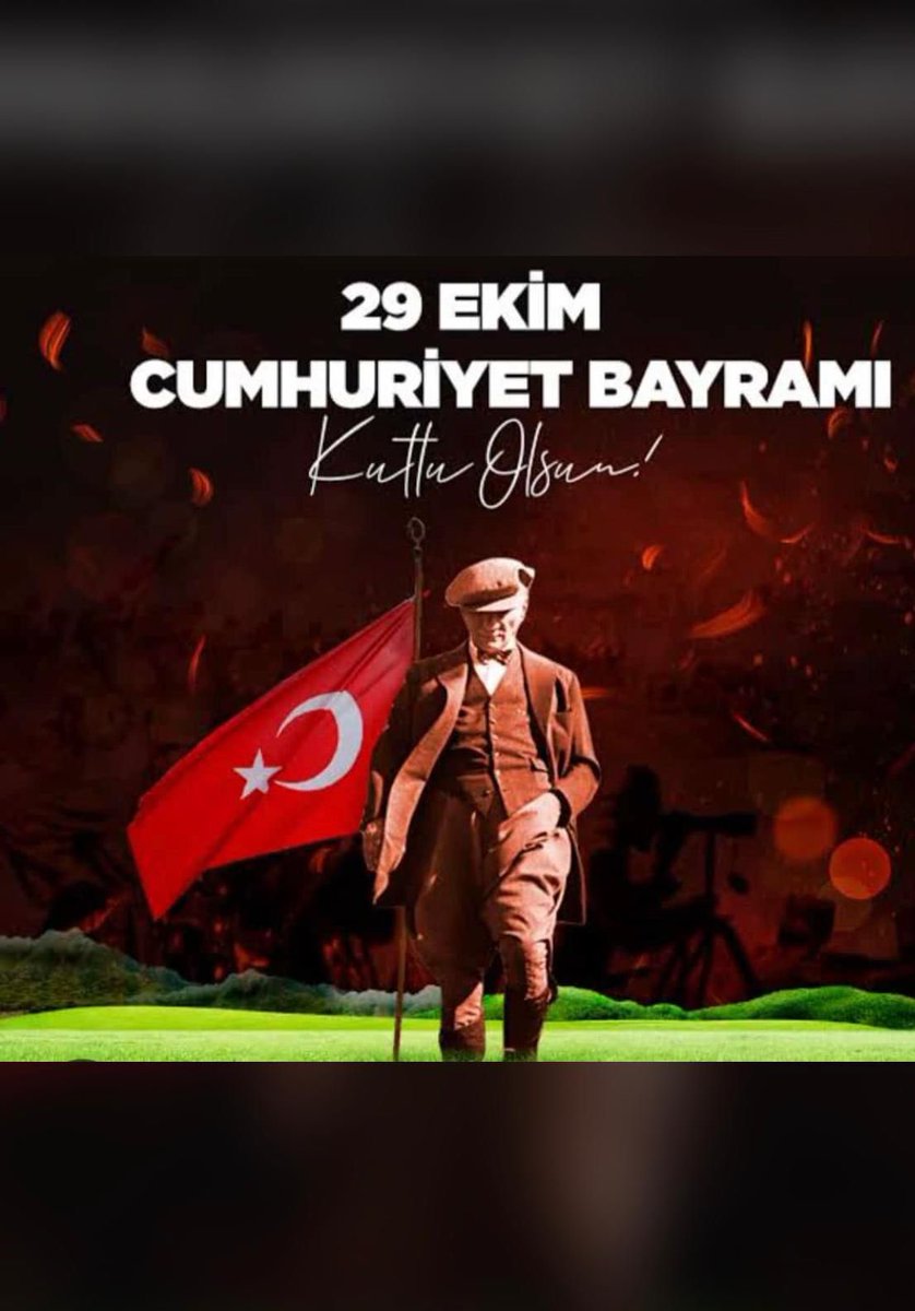 29 Ekim Cumhuriyet Bayramımız Kutlu Olsun 🇹🇷

"NE MUTLU TÜRKÜM DİYENE” 🇹🇷

#29EkimCumhiyetBayramımız #101Yaşında