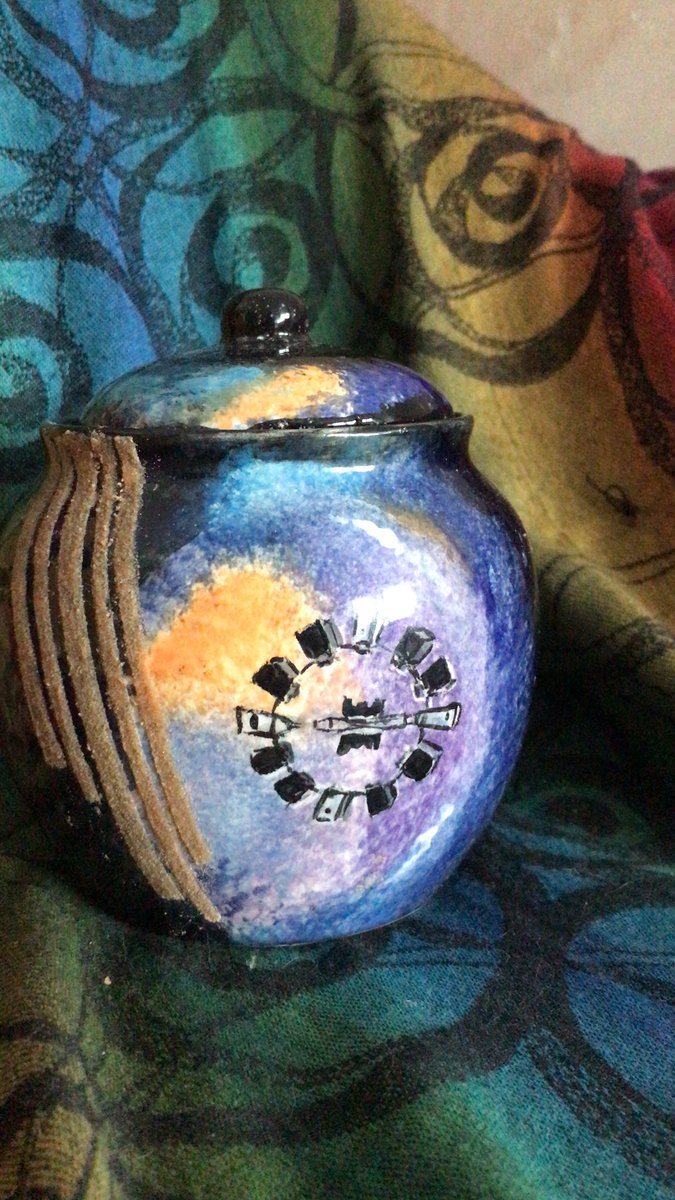 BoxedUpcreates's tweet photo. I just love everything about this movie including the score - 10 year anniversary, this was my wee sweetie jar I recently did @TheCraftPottery #intersteller #glasgow #anniversary #movies #boxedup https://t.co/HnpITCmfHN