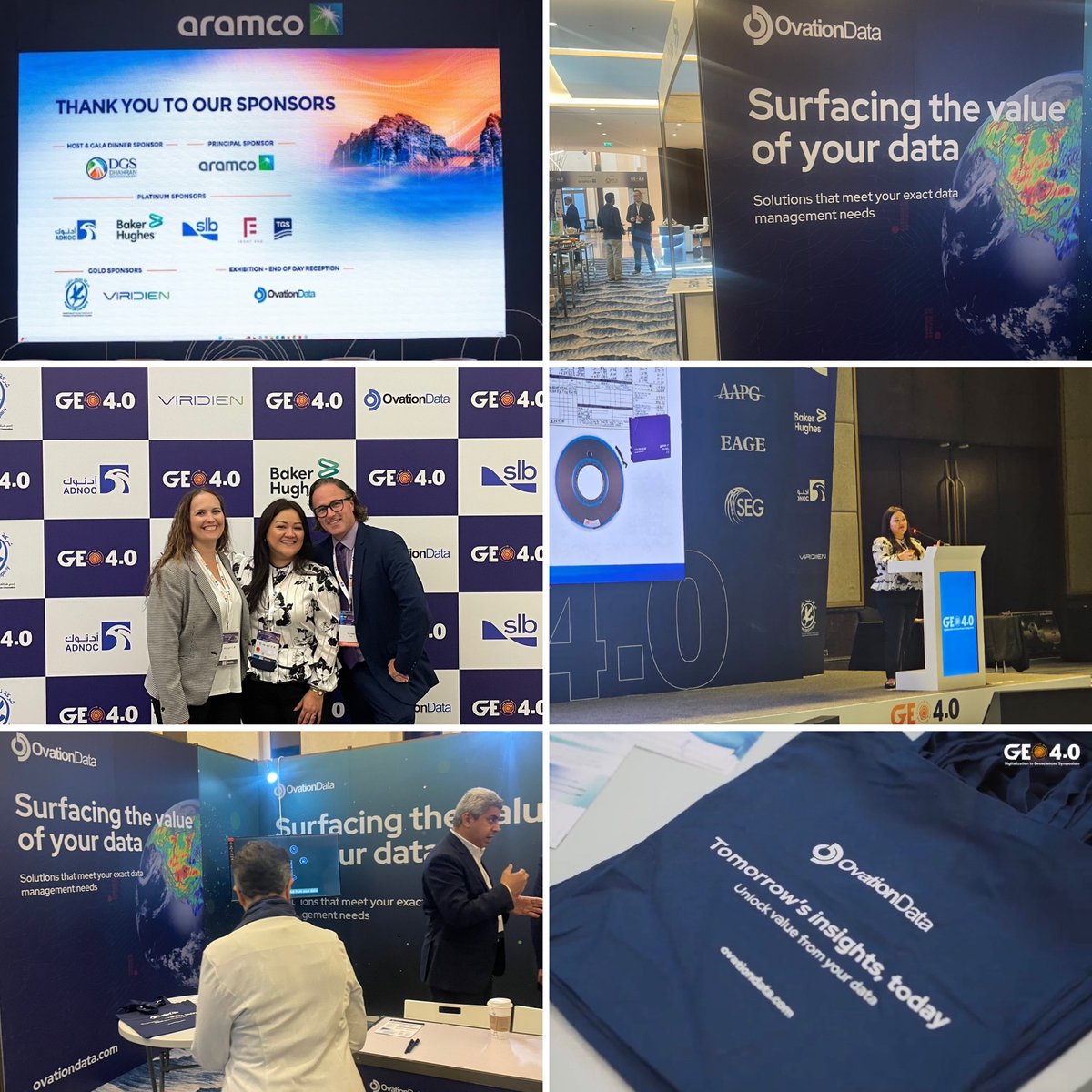 ovationdata's tweet photo. Last week’s 𝐆𝐞𝐨 4.0 𝐒𝐲𝐦𝐩𝐨𝐬𝐢𝐮𝐦 was a remarkable showcase of cutting-edge technologies and their transformative potential across the energy sector. Thank you to all the speakers &amp; organizers for making it a success! #Geo4Symposium #AIReadyData #DigitalTransformation https://t.co/8gVgEVEBWP