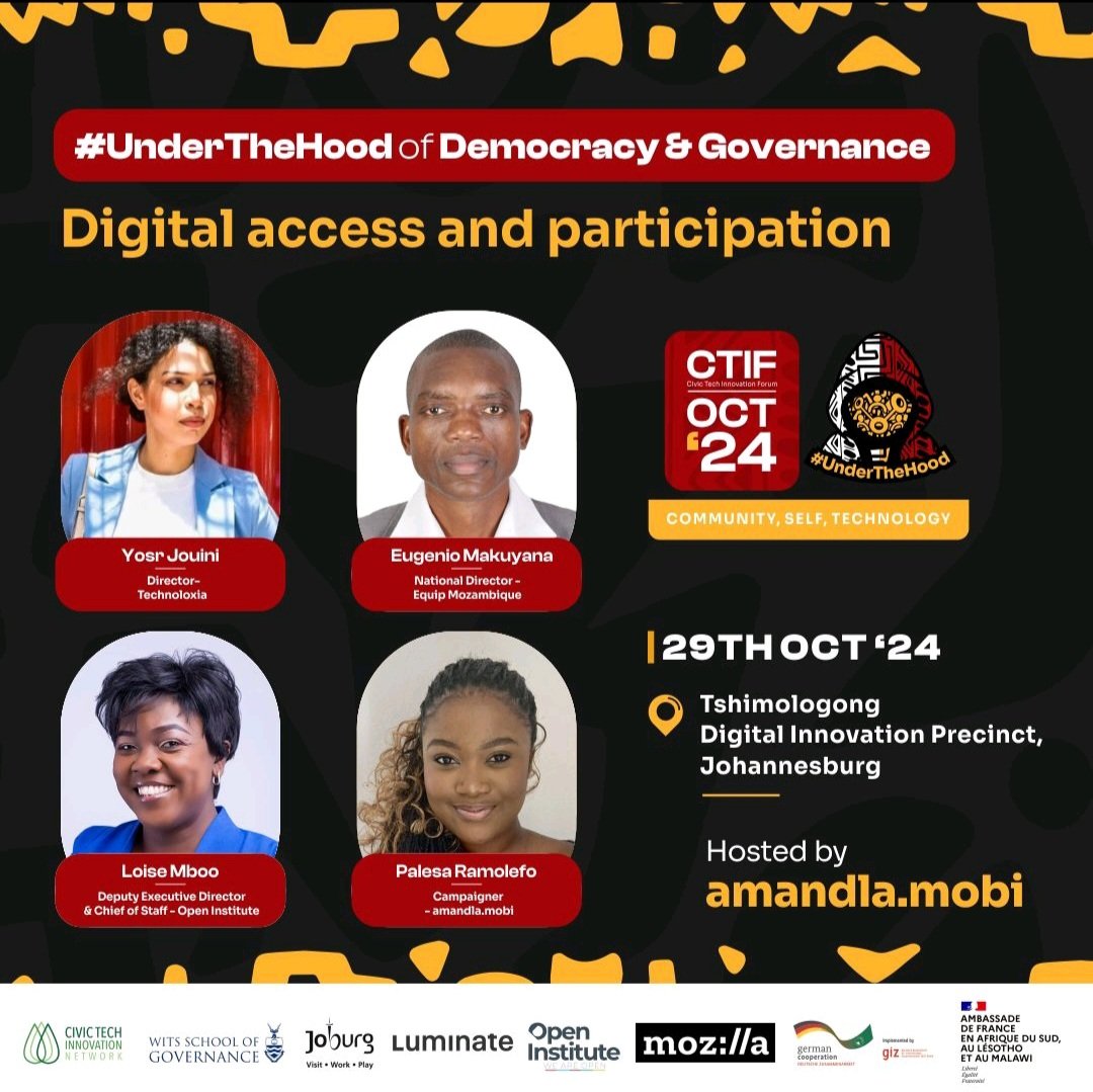 Attending <a href="/CivicTechAfrica/">Civic Tech Innovation Network</a> #underthehood ? Join us in a few to dive into digital access and participation and more