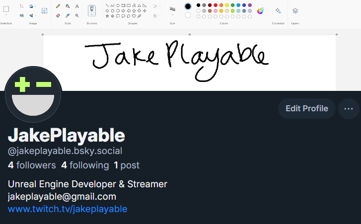 JakePlayable's tweet photo. Ahem... 👋👋🐦 https://t.co/KPbWTgrcuM
