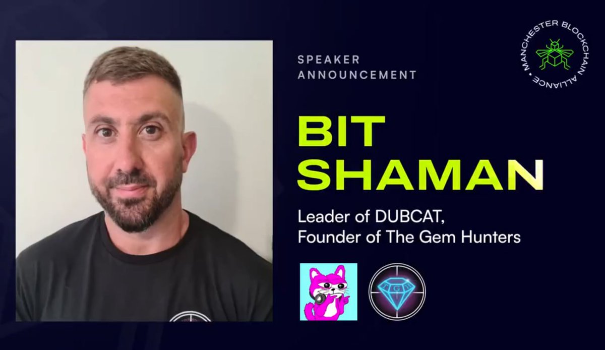 ฿ $HaMaN (@bitshammy) on Twitter photo Im speaking at one of manchesters biggest events tonight, hosted by <a href="/Mancweb3/">Manchester Blockchain Alliance</a> il be talking indepth about memes, CTO's & $DUBCAT
To thank the hosts, im running a $100 #giveaway
✅Like & Retweet
✅Follow <a href="/DubcatCTO/">DUBCAT</a>
✅Follow <a href="/Mancweb3/">Manchester Blockchain Alliance</a>
winner announced in 1 week Im speaking at one of manchesters biggest events tonight, hosted by <a href="/Mancweb3/">Manchester Blockchain Alliance</a> il be talking indepth about memes, CTO's & $DUBCAT
To thank the hosts, im running a $100 #giveaway
✅Like & Retweet
✅Follow <a href="/DubcatCTO/">DUBCAT</a>
✅Follow <a href="/Mancweb3/">Manchester Blockchain Alliance</a>
winner announced in 1 week
