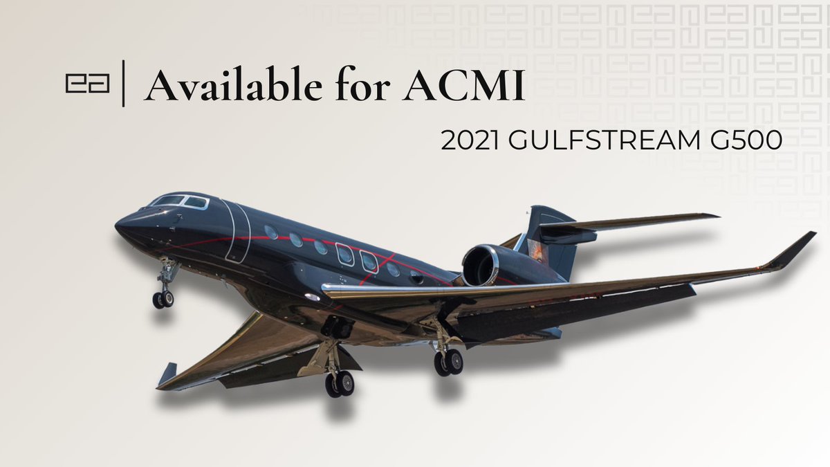 Elit'Avia (@elit_avia) on Twitter photo ✈️ G500 now available for ACMI✈️
Experience the ultimate in private jet travel with our 2021 Gulfstream G500 (9H reg, EU). Contact sales@elitavia.com to explore this exclusive opportunity.
#G500 #ACMI #privatejet #aviation #bizav ✈️ G500 now available for ACMI✈️
Experience the ultimate in private jet travel with our 2021 Gulfstream G500 (9H reg, EU). Contact sales@elitavia.com to explore this exclusive opportunity.
#G500 #ACMI #privatejet #aviation #bizav