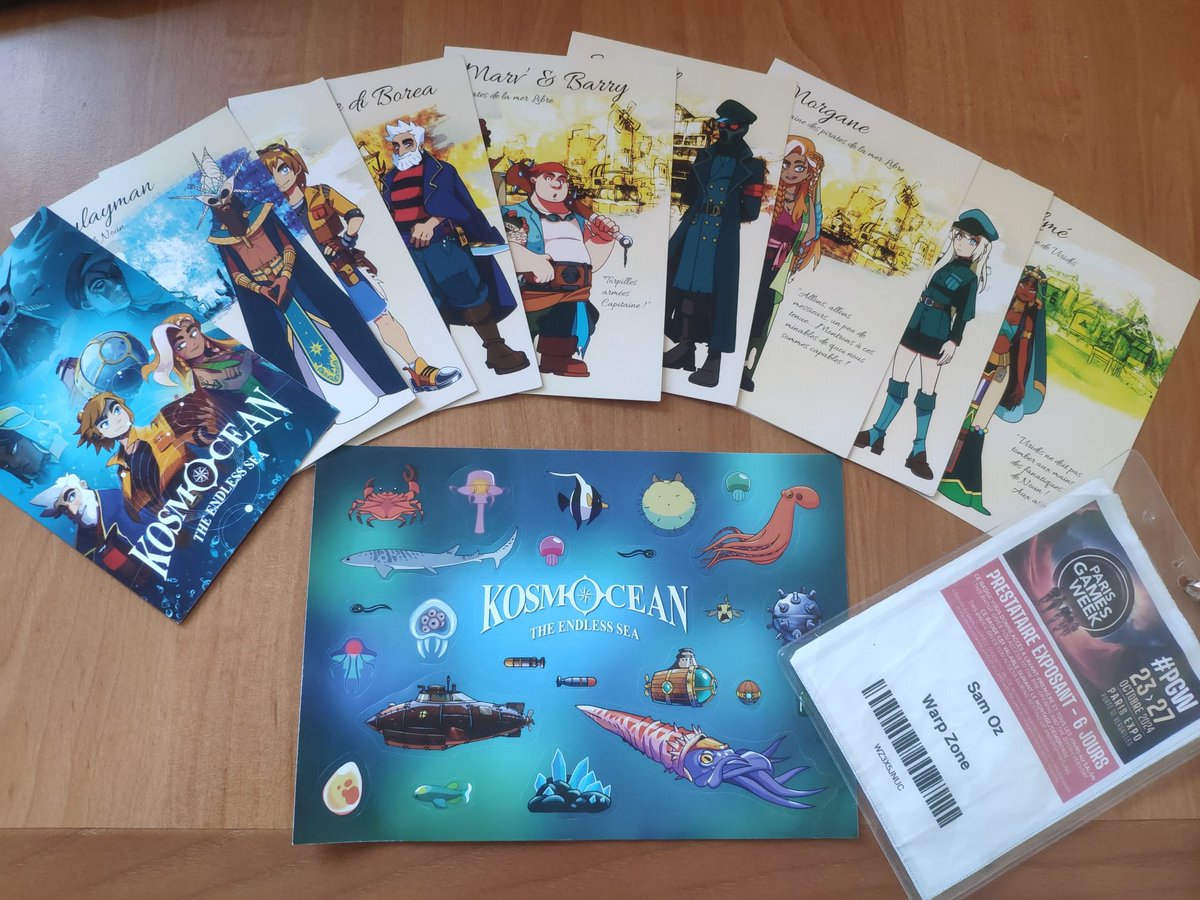 #ParisGamesWeek has come to an end, and it was a real pleasure to be there to showcase the game Kosmocean (<a href="/WarpZoneCorp/">Warp Zone Corp🐙KOSMOCEAN- WISHLIST NOW</a>) with the team.
I want to thank everyone who tested the game, the feedback has been incredibly positive!

#indiegame #indieartist #PGW #PGW24