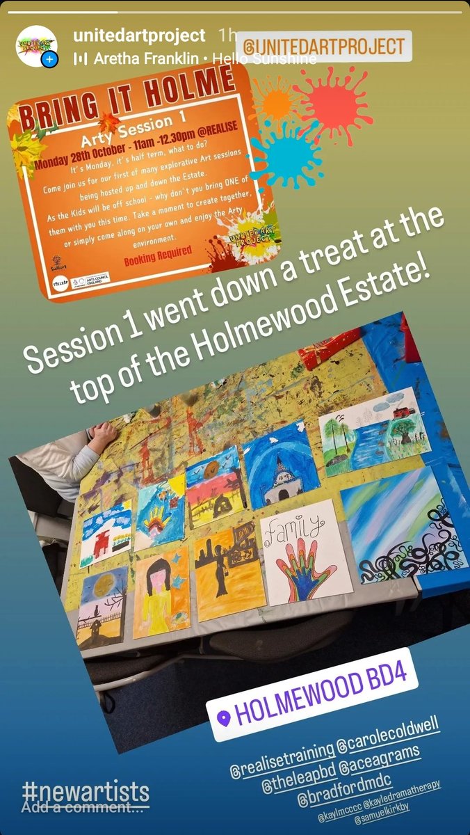 KayleMcCoy's tweet photo. Another demonstration of how protecting the creative space can impact an adults willingness to creatively engage, explore and express.
We had new Artistic Adults in #Holmewood trusting us yesterday, and just look what they invented! 
@ace_national @theleapBD @unitedartproject https://t.co/G7fpwmFC7q