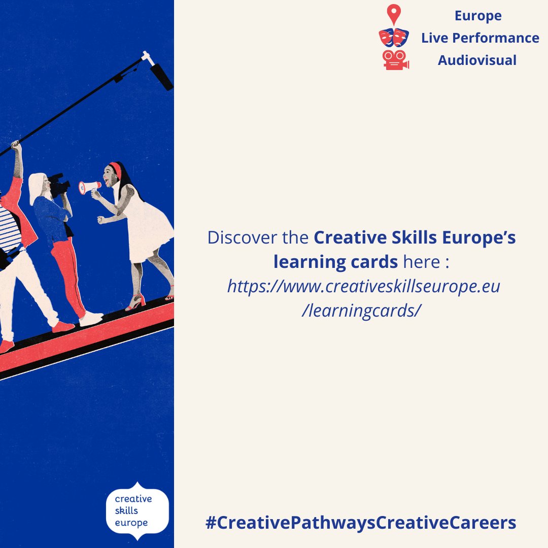 EBU_HQ's tweet photo. 📚Want to boost your digital skills in the creative industry? 📱
Check out Digital Learning Cards by @skills_europe designed to fit into your busy schedule, making learning accessible and engaging 🌟
Discover the cards 👇https://t.co/WFIj5s1K2F
#CreativePathwaysCreativeCareers https://t.co/ivQiFXw1vf